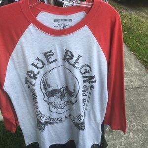 True religion 3/4 sleeve