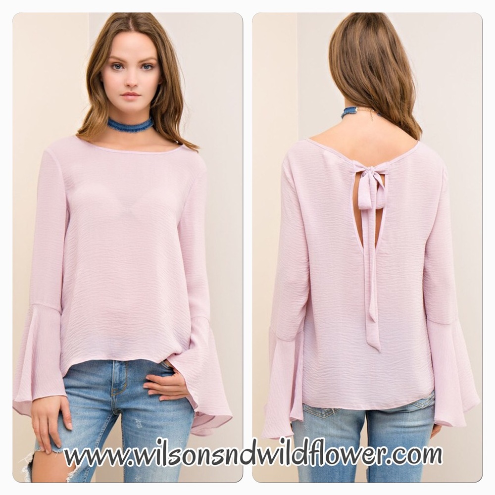 Beautiful Bell Sleeve Boho Style Blouse