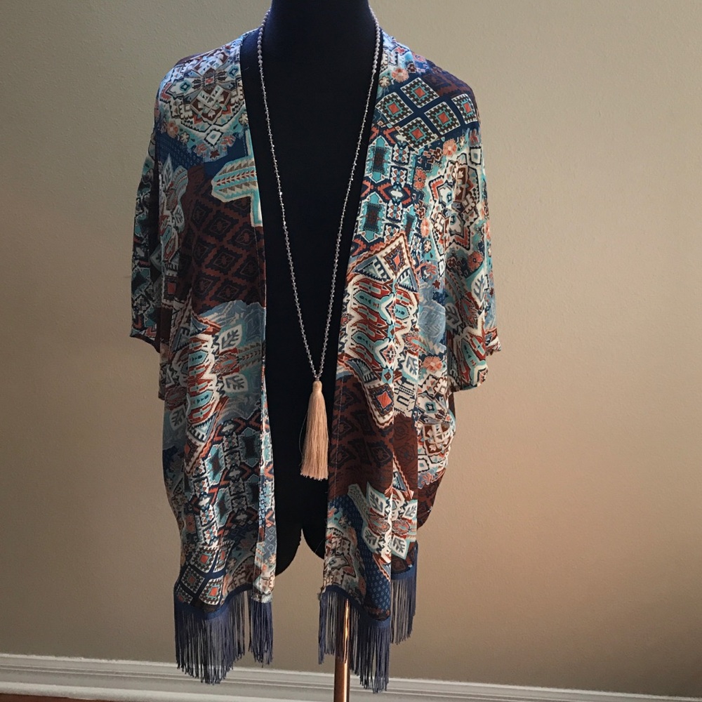 Fringe Kimono