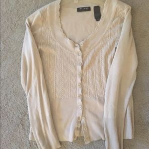 Liz Claiborne tan cardigan
