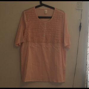 Pink cotton cardigans