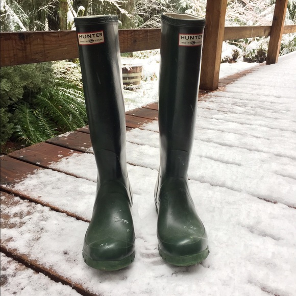 Hunter Boots Made in Scotland +Rubber Buffer spray - Picture 1 of 5