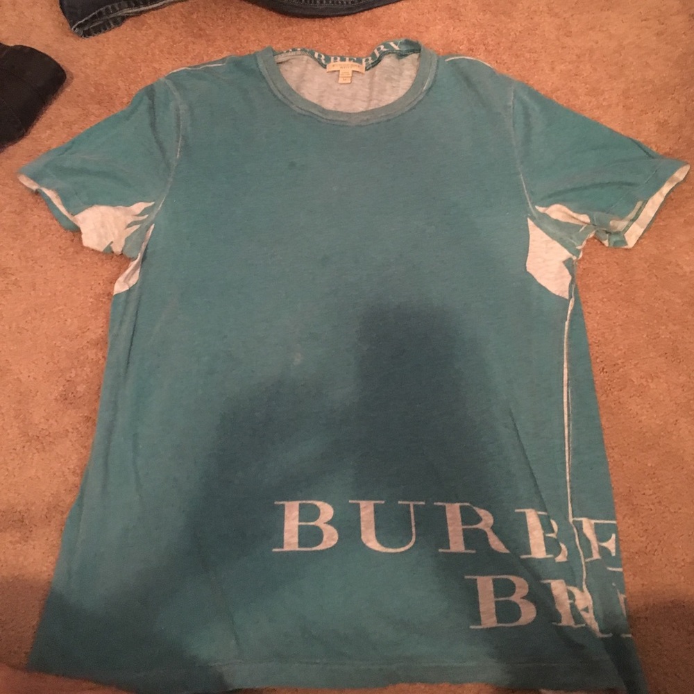 mens Burberry t shirt