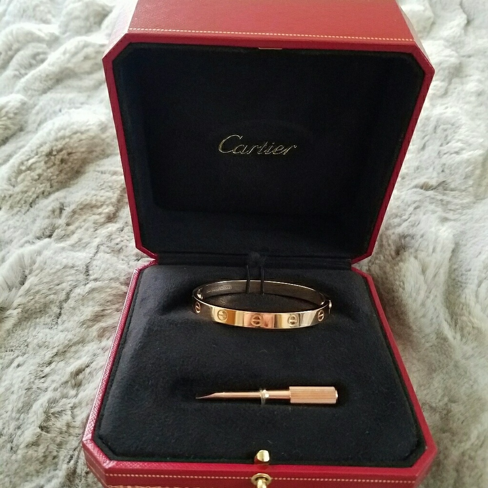 Cartier rose gold love bracelet
