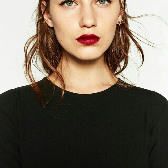 Zara Black Cut-Out Dress - Picture 5 of 7