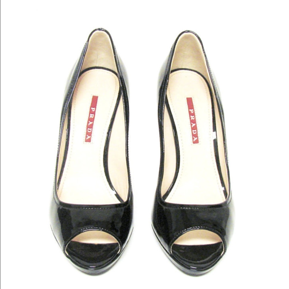 Prada wedges like new