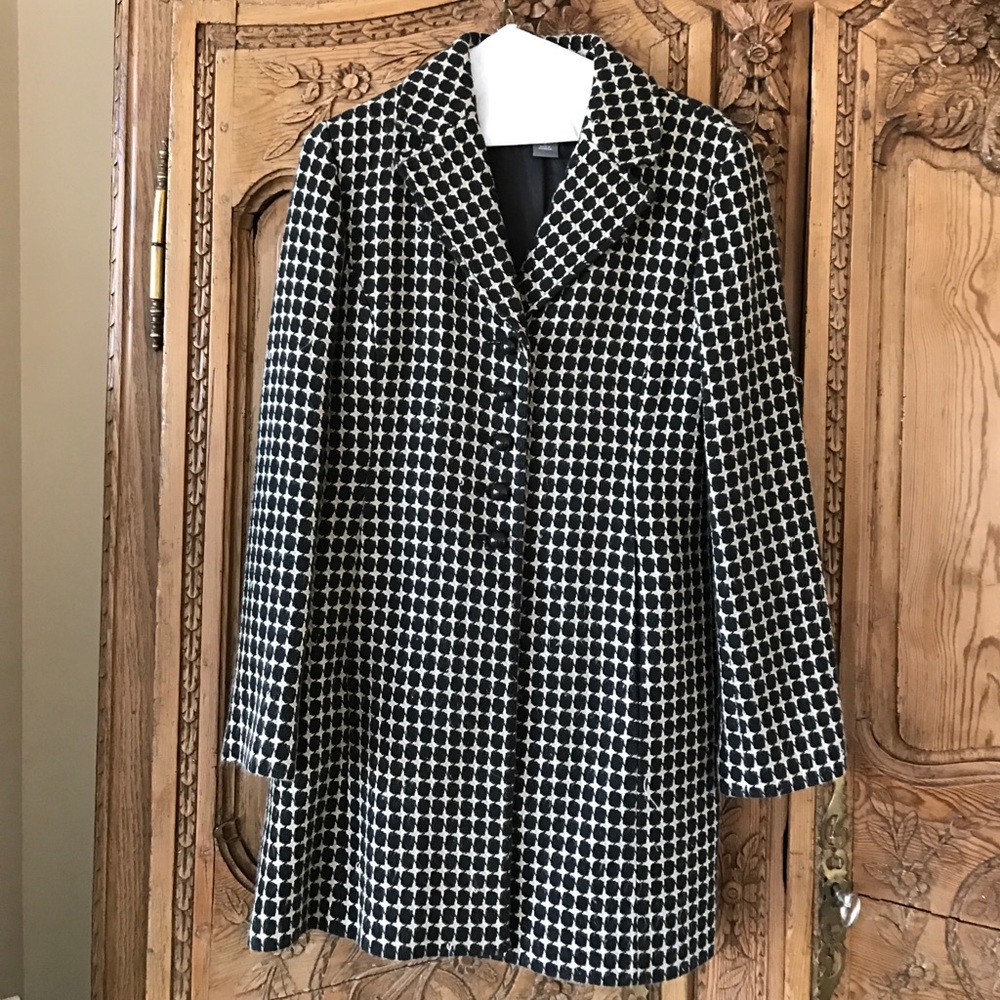 Black & Tan Pea Coat