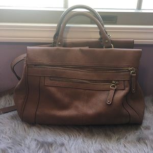 Brown Pleather Purse