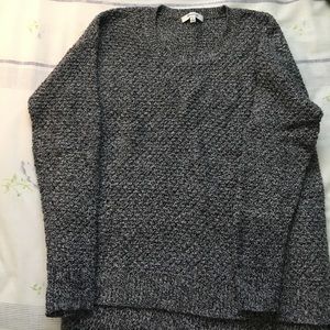 Madewell landscape texture gray sweater