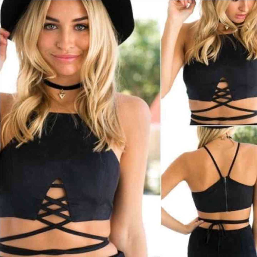 Tie crop top