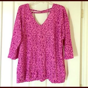 Pink/Purple Animal Print Torrid Top