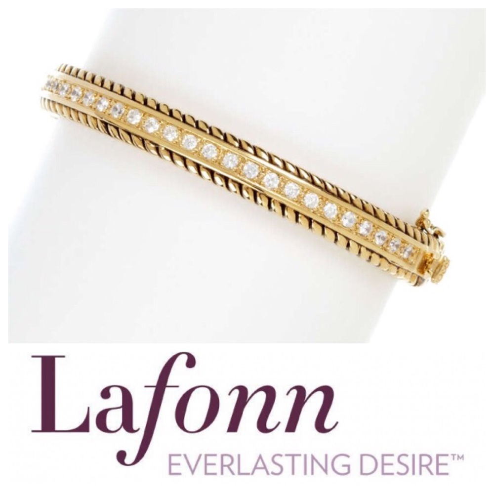 LaFonn Pave Bangle Bracelet