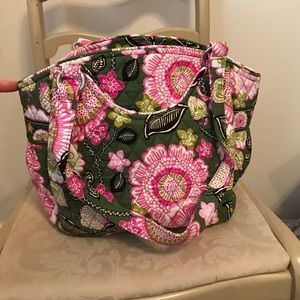 Vera Bradley Pink and Green purse