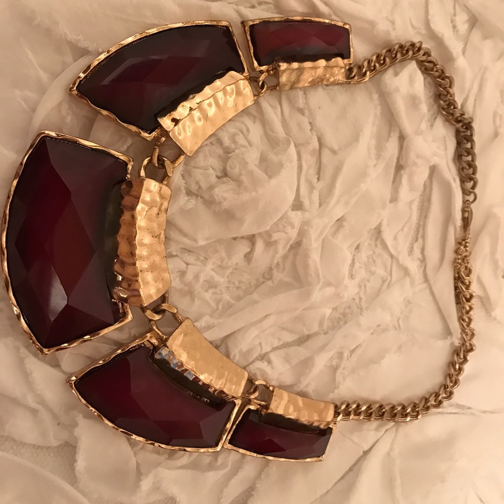 Purple & Gold Necklace