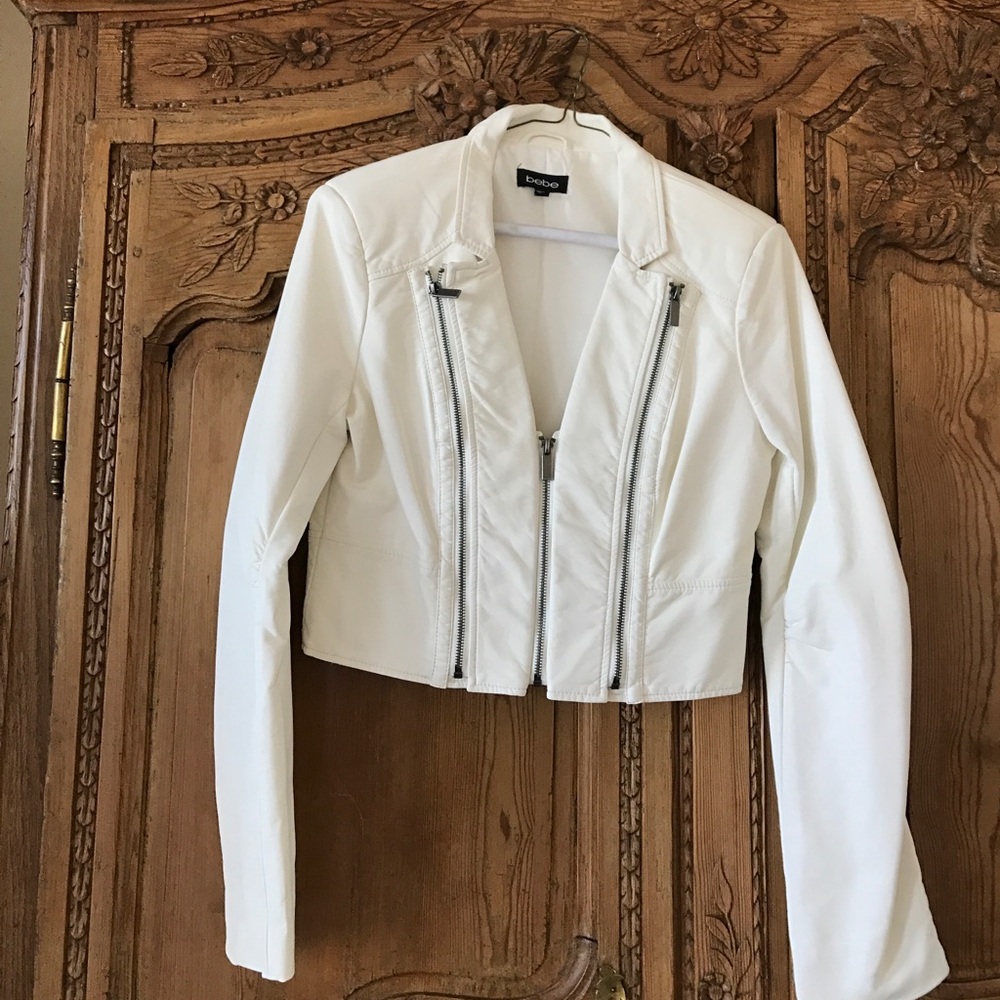 White Leather Jacket