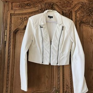 White Leather Jacket