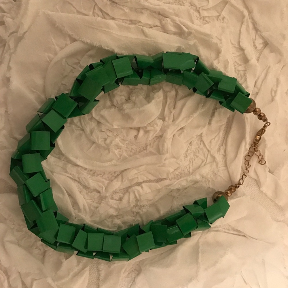 Green Chain Necklace