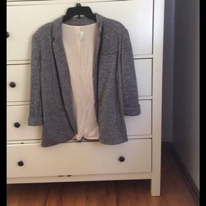 Jersey gray blazer