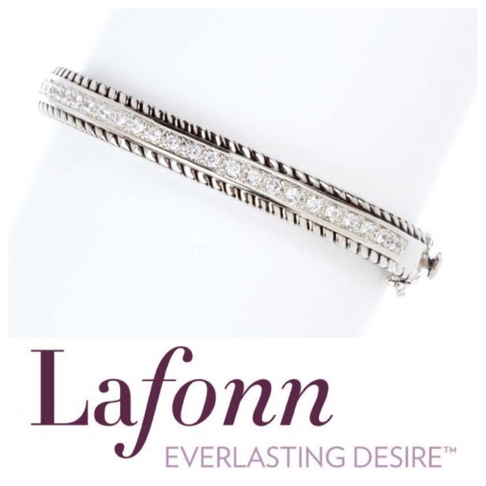 LaFonn Pave Bangle Bracelet