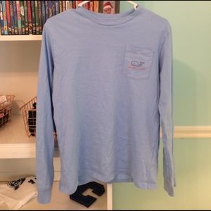 Vintage Looking Light Blue Vineyard Vines Shirt
