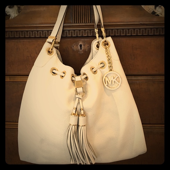 Michael Kors Handbags - Michael Kors white satchel