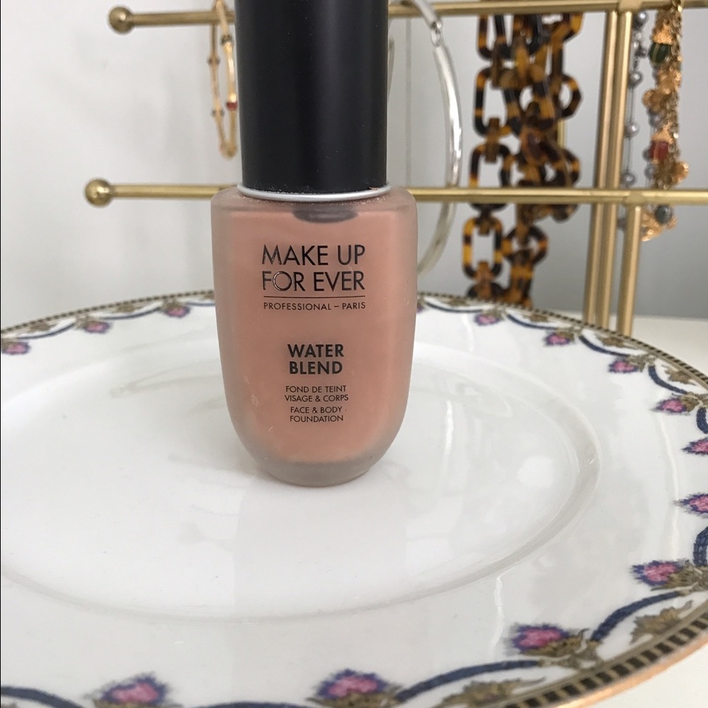 Make Up Forever water blend foundation.