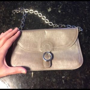 Furla envelope clutch in Silver