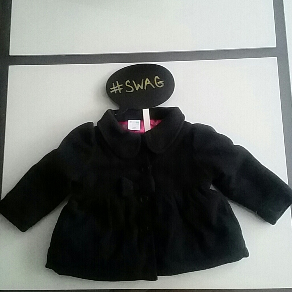 NWOT TODDLER PEACOAT WITH BOW