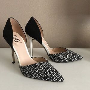 Houndstooth Black and White Heels (7)