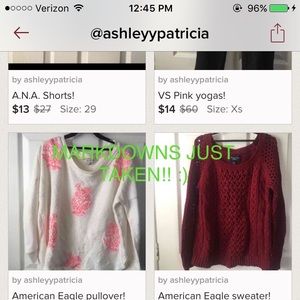MARKDOWNS JUST TAKEN.