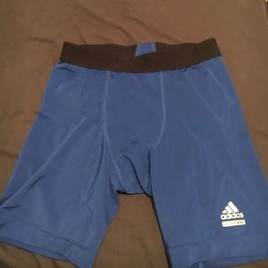 Adidas long spandex shorts