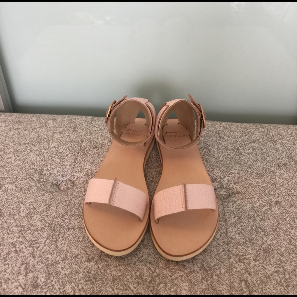 Reef blush ankle strap sandles - 9