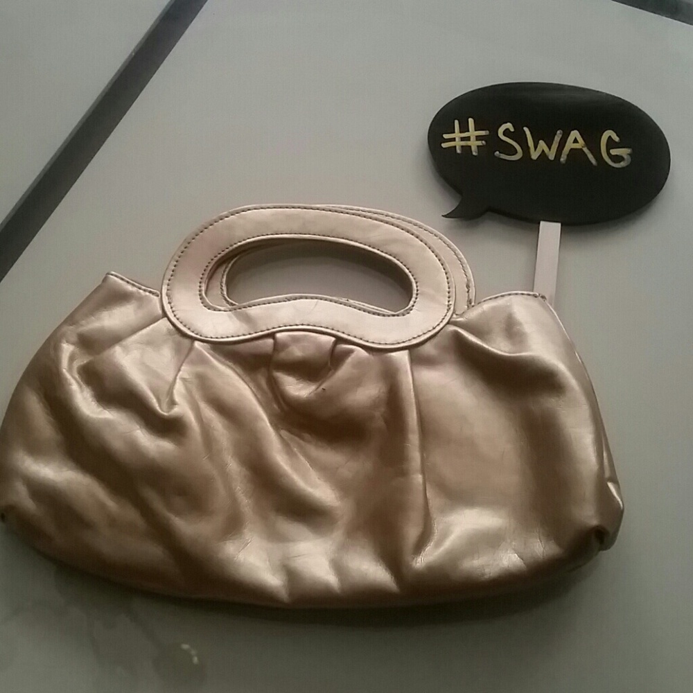 Gold Hand bag