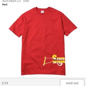 RARE SUPREME AUTOMATIC TEE SS17