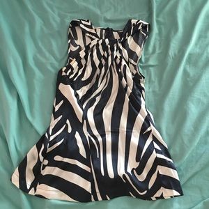 Woman's Zebra Print Blouse