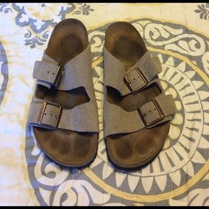 EUC Suede Arizona Birkenstock size 38