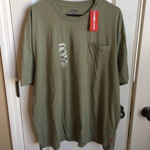 Men's Izod T-shirt with Pocket -NEW-