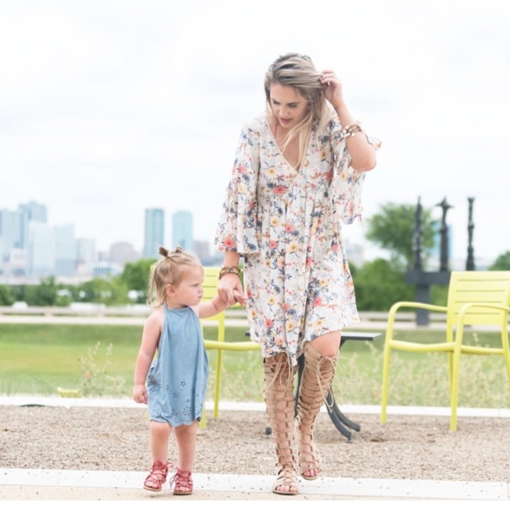 Pretty Floral Print Dress