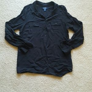 NWT Women's Semi-Sheer Blouse - XL