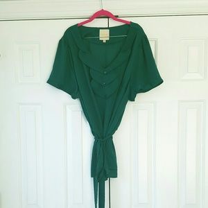 Scalloped Detail Blouse