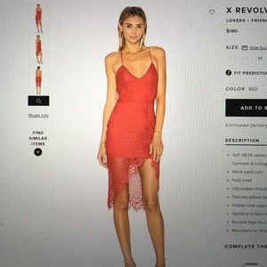 Revolve Lovers + Friends lace dress