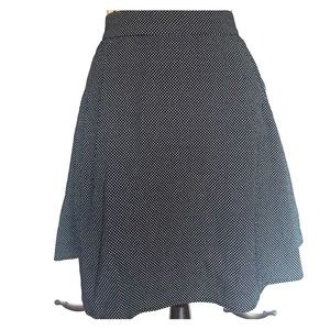 Old Navy pleated navy polka dot skirt so cute!