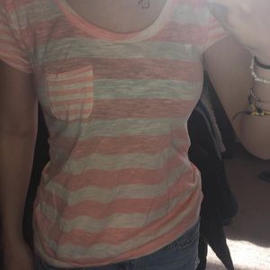 Rue21 Pink Striped shirt