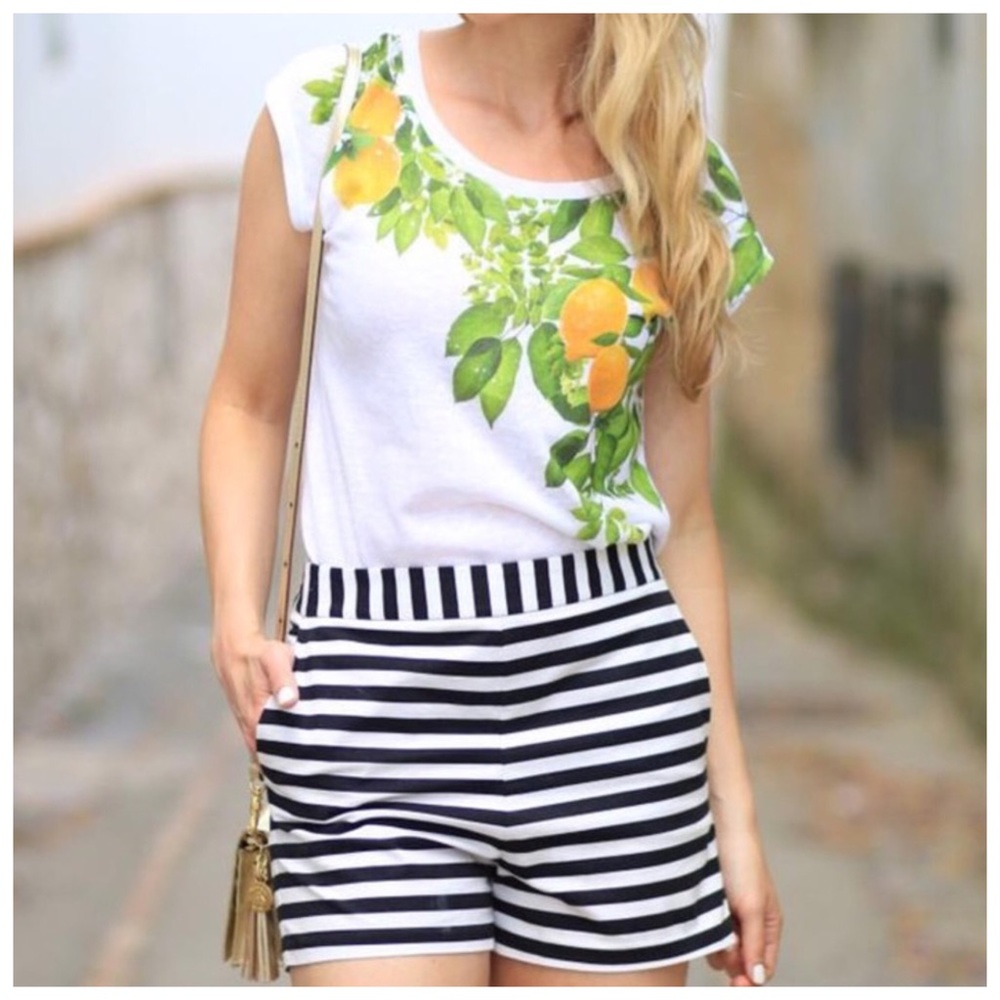 MILLY FOR DESIGNATION LEMON SEQUIN TEE - Picture 4 of 6