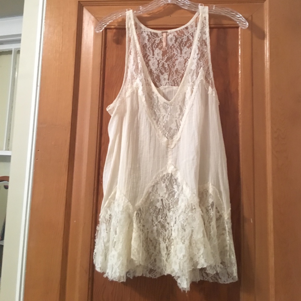 Free people casual lace top