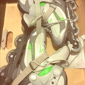 Bladerunner rollerblades.