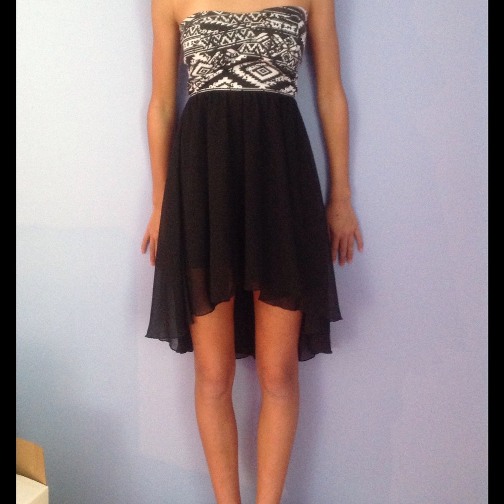 Black and white dress