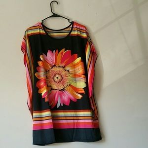 Beautiful flower butterfly styled  shirt