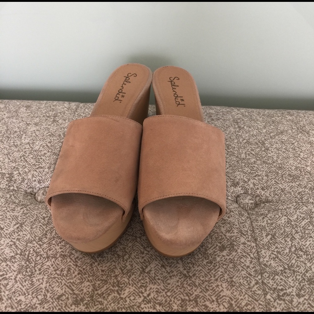 Splendid Suede platform sandal -9.5