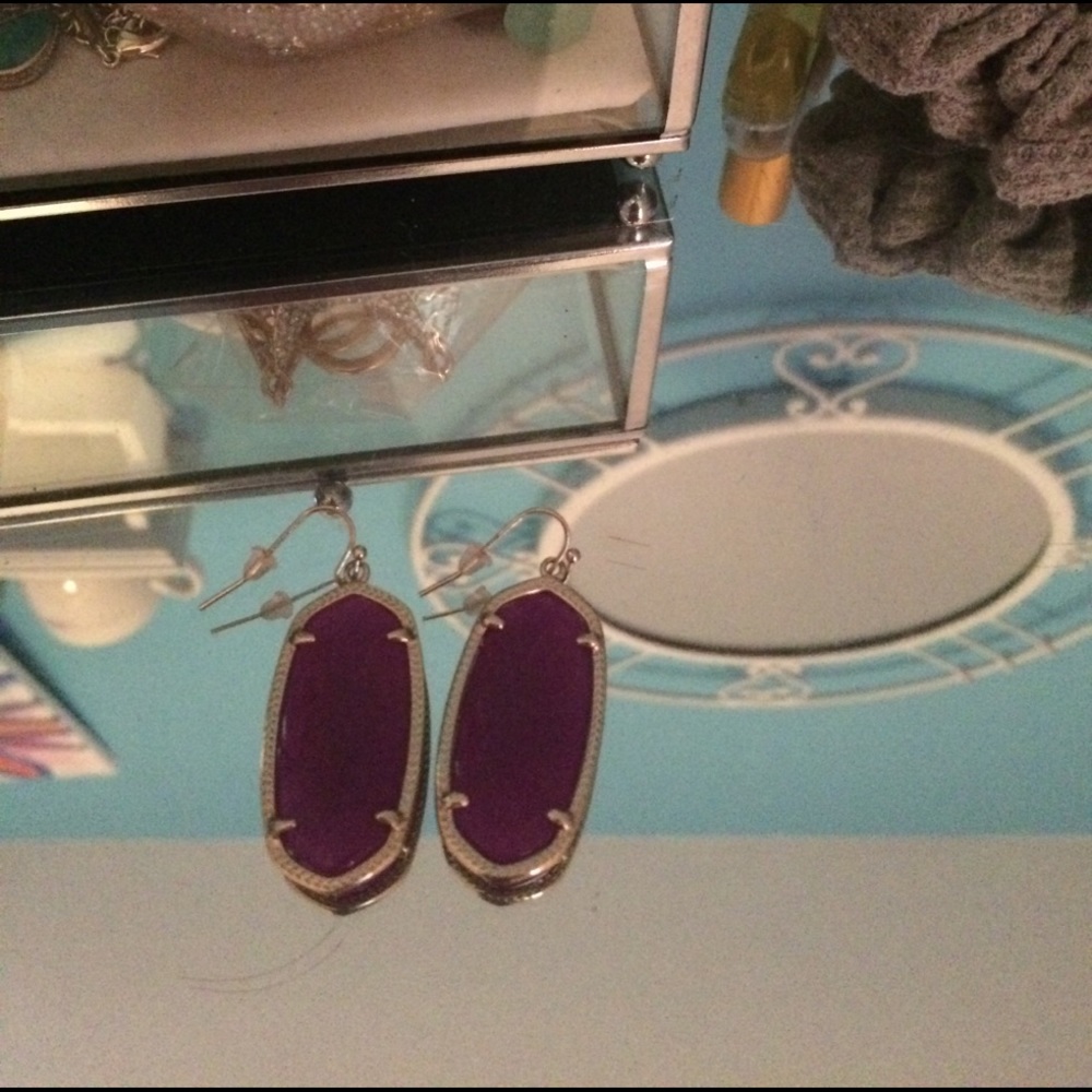 Kendra Scott Elle Earrings in Jade